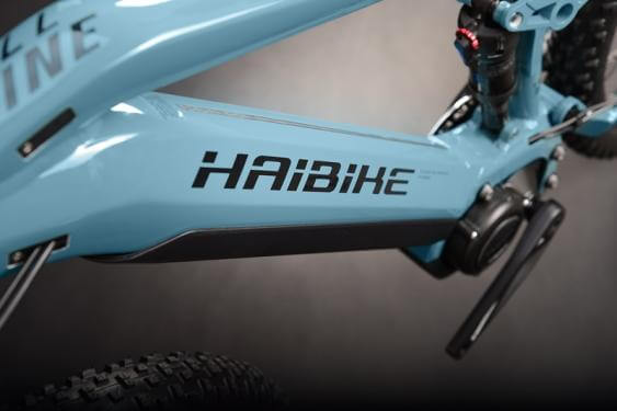 Haibike FullNine 5 48 cm '21 синьо/жълто електрически велосипед