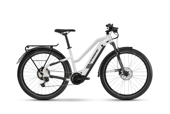 Бял електрически велосипед Haibike Trekking 8 TR48 cm '21