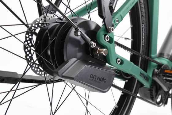 Зелен електрически велосипед Winora Sinus R380auto US46 cm '21