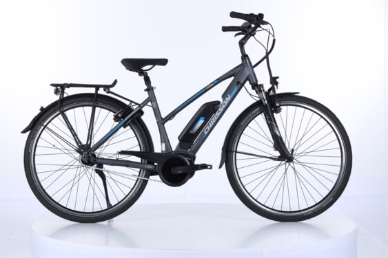 Chrisson E-ROUNDER TR48 cm 28" 400Wh '22 сив електрически велосипед