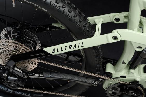Haibike AllTrail 4 27.5" i630Wh 44 cm '22 сиво-зелен електрически велосипед