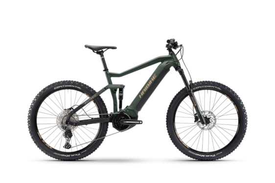 Haibike AllTrail 4 27.5" i630Wh 44 cm '22 зелен електрически велосипед