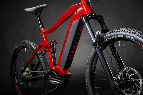 Haibike AllTrail 5 27.5" i630Wh 48 cm '22 черен/червен електрически велосипед