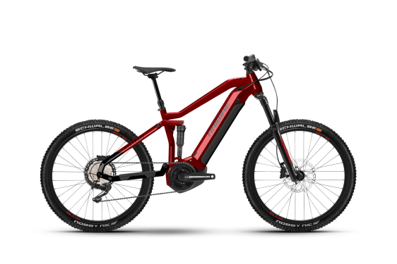 Haibike AllTrail 5 27.5" i630Wh 48 cm '22 черен/червен електрически велосипед