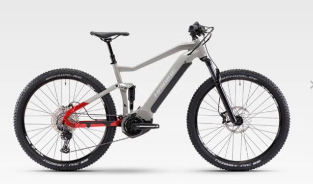 Haibike AllTrail 5 27.5" i630Wh 44 cm '22 сиво/червен електрически велосипед