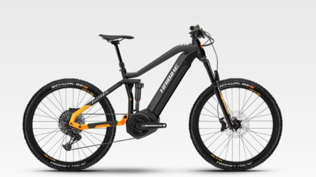 Електрически велосипед Haibike AllTrail 6 27.5" i630Wh 40 cm '22 черен/оранжев