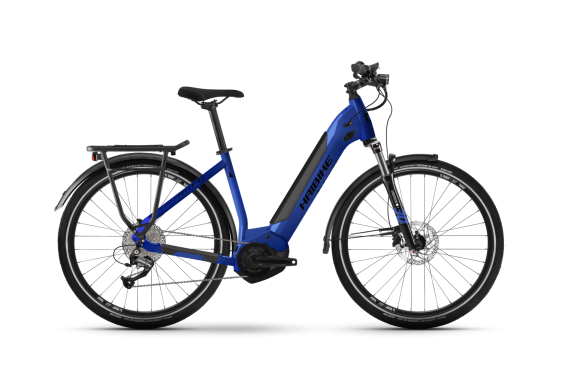 Син електрически велосипед Haibike Trekking 4 i500Wh US54 cm '22