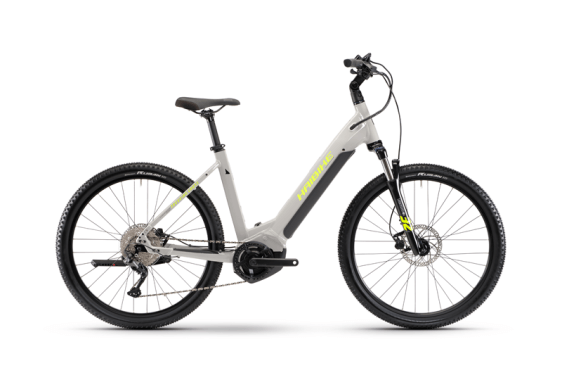 Haibike Trekking 6 Cross i630Wh US46 cm '22 сив/неонов електрически велосипед