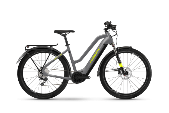 Haibike Trekking 6 i630Wh TR48 cm '22 сив/неонов електрически велосипед