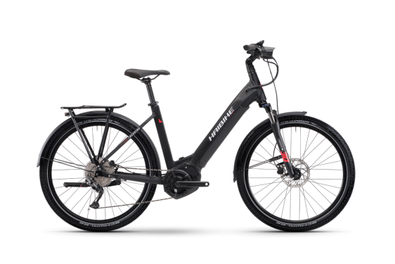 Haibike Trekking 6 i630Wh US46 cm '22 черен/червен електрически велосипед