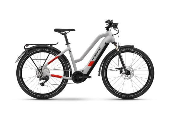 Haibike Trekking 7 i630Wh TR52 cm '22 сив/червен електрически велосипед