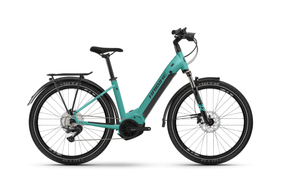 Зелен електрически велосипед Haibike Trekking 7 i630Wh US46 cm '22