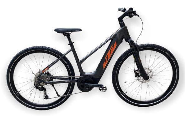 KTM MACINA CROSS P510 TR56 cm '22 тъмно сив електрически велосипед