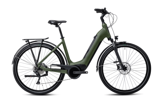 Зелен електрически велосипед Winora Tria 10 i500Wh US46cm '22