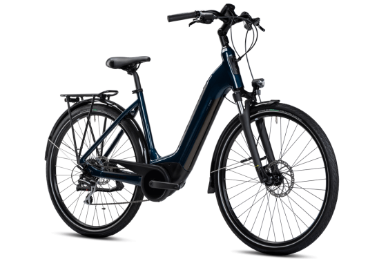 Син електрически велосипед Winora Tria 8 i400Wh US41cm '22