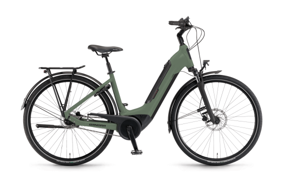 Зелен електрически велосипед Winora Tria N8 i500Wh US61cm '22