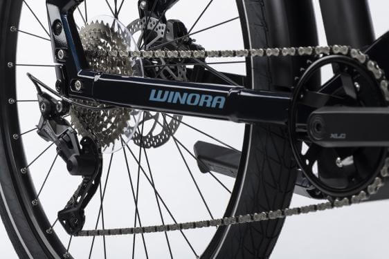 Син електрически велосипед Winora Yakun 10 i750Wh HE50cm '22