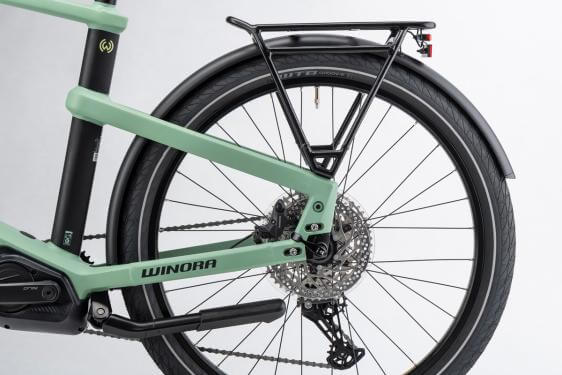 Зелен електрически велосипед Winora Yakun 12 i750Wh HE45cm '22