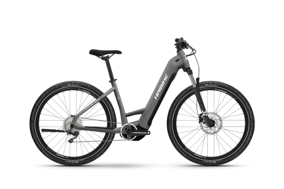 Haibike TREKKING 4 720Wh US Cross50cm '23 сребрист електрически велосипед