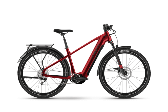 Червен електрически велосипед Haibike TREKKING 5 720Wh HE45cm '23