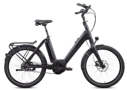 Черен електрически велосипед HERCULES Futura Compact F5 24" KO49 cm '25