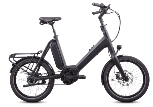 Черен електрически велосипед HERCULES Futura Compact R5 20" KO49 cm '25