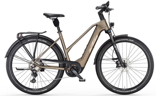 Електронен велосипед KTM MACINA GRAN 710 TR46 cm '23 в цвят шампанско