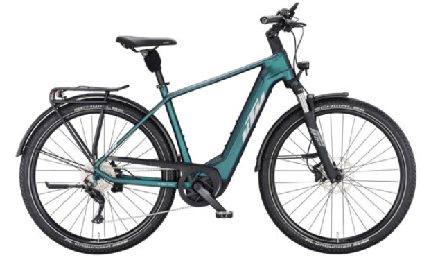 KTM MACINA GRAN 720 HE51 cm '23 зелено-лилав флип електрически велосипед