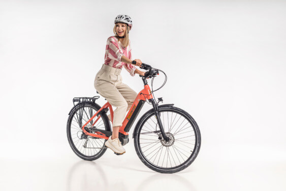 Rideonic Trekking 1.0 500Wh US50 cm '23 розов електрически велосипед