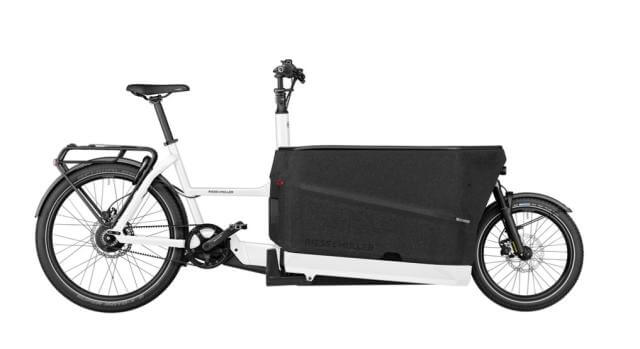 RM Packster 70 vario '23 бял електрически велосипед (625 Wh, Purion, с две детски седалки)