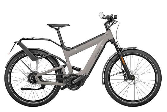 RM Superdelite GT rohloff HS HE47 cm '23 сив електрически велосипед (1125Wh, Nyon, багажник, преден багажник с чанта)