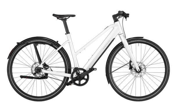 RM UBN Seven безшумен US45 cm '23 бял електрически велосипед (430Wh, LEDHub, Комплект окачване)