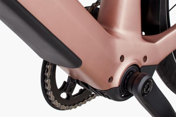 RM UBN Seven безшумен TR51 cm '23 розов електрически велосипед (430Wh, LEDHub, Комплект окачване)