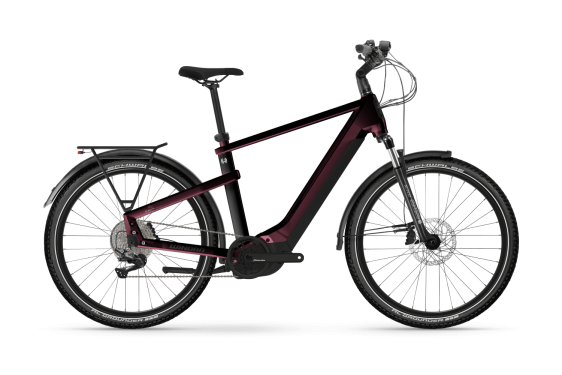 Електрически велосипед Winora Yakun X10E 625Wh HE50cm '23 бордо