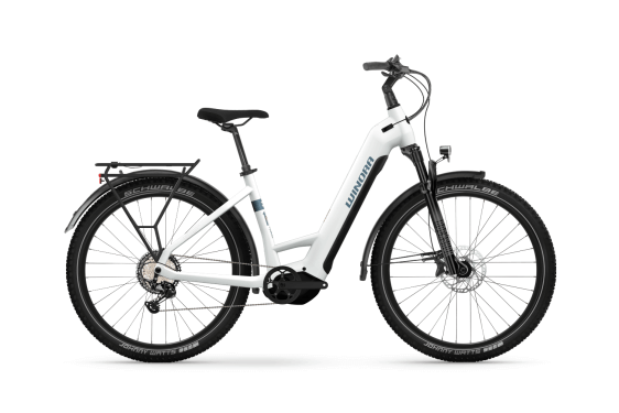 Бял електрически велосипед Winora Yucatan X12 Pro 720Wh US45cm '23