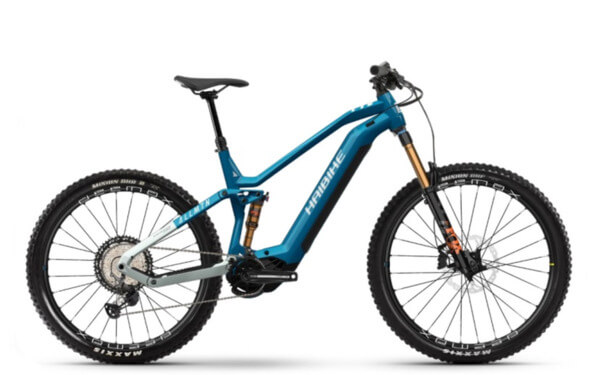 Син електрически велосипед Haibike Allmtn 10 720Wh 50cm '24