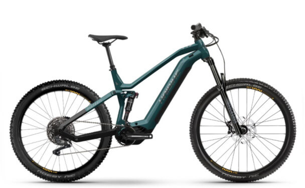 Зелен електрически велосипед Haibike Alltrail 5 720Wh 47cm '24