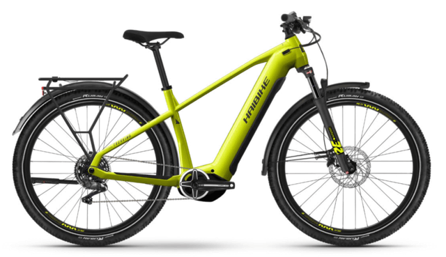 Електрически велосипед Haibike Trekking 5 720Wh HE60 '24 в зелен цвят