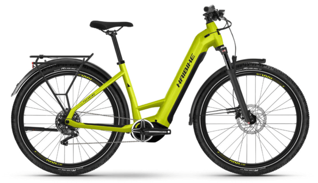 Електрически велосипед Haibike Trekking 5 720Wh US50 '24 в зелен цвят