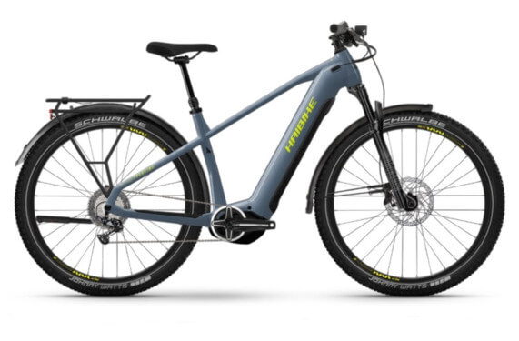 Син електрически велосипед Haibike Trekking 7.5 720Wh HE60 '24