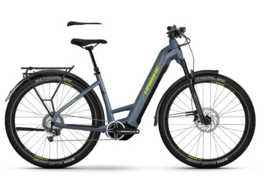 Син електрически велосипед Haibike Trekking 7.5 720Wh US38 '24