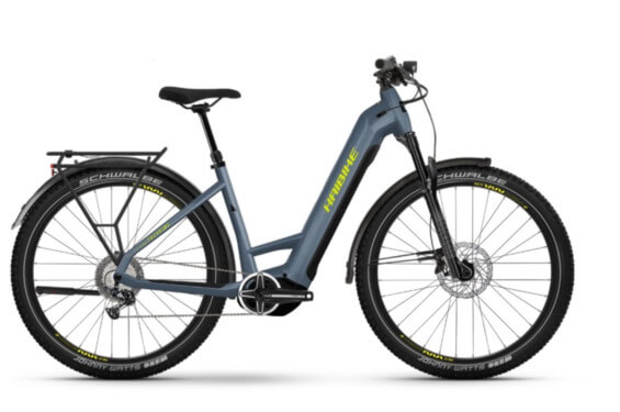 Син електрически велосипед Haibike Trekking 7.5 720Wh US50 '24