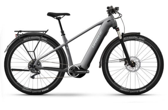 Haibike Trekking 7 750Wh HE50 '24 сив електрически велосипед