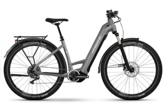 Haibike Trekking 7 750Wh US50 '24 сив електрически велосипед