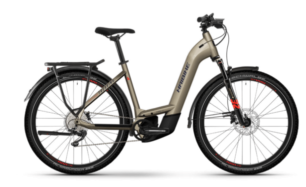 Haibike Trekking 8 750Wh US46 '24 сив електрически велосипед