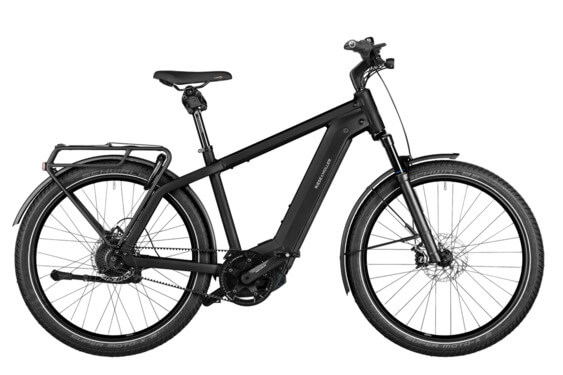 RM Charger4 GT vario HS HE53 cm '24 черен електрически велосипед (750Wh, Kiox 300, ABS, преден багажник с чанта, заключваща чанта)
