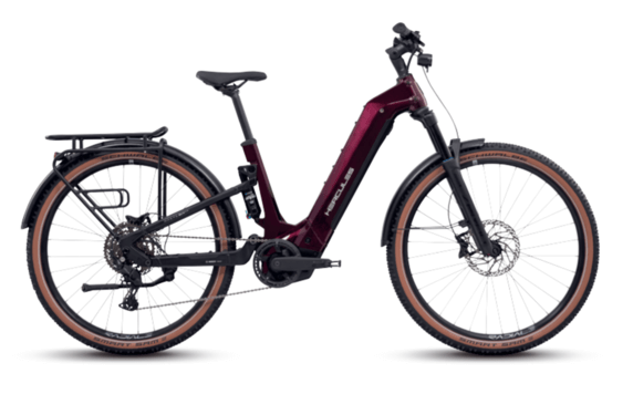 HERCULES Nos FS SUV 4.3 FU42 cm '25 бордо електрически велосипед