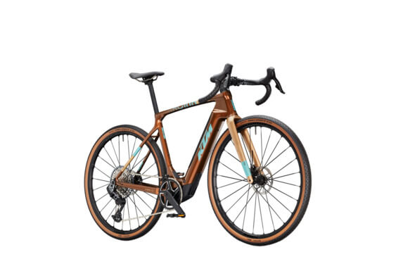 KTM MACINA GRAVELATOR SX PRIME HE49cm '25 златен електрически велосипед