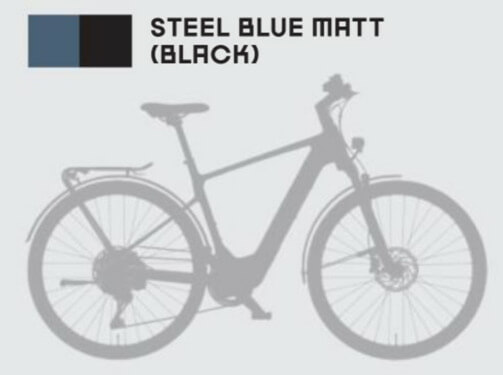 Син електрически велосипед KTM MACINA SPORT SX 20 HE60cm '25