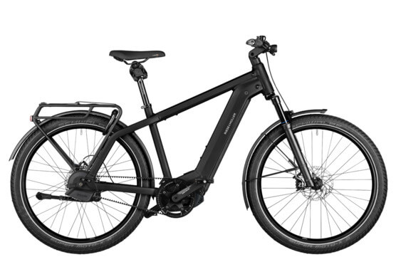 Електрически велосипед RM Charger4 GT automatic HE53 cm '25 черен (750Wh, кокпит, Kiox 300, GX, преден багажник, заключване с чанта)